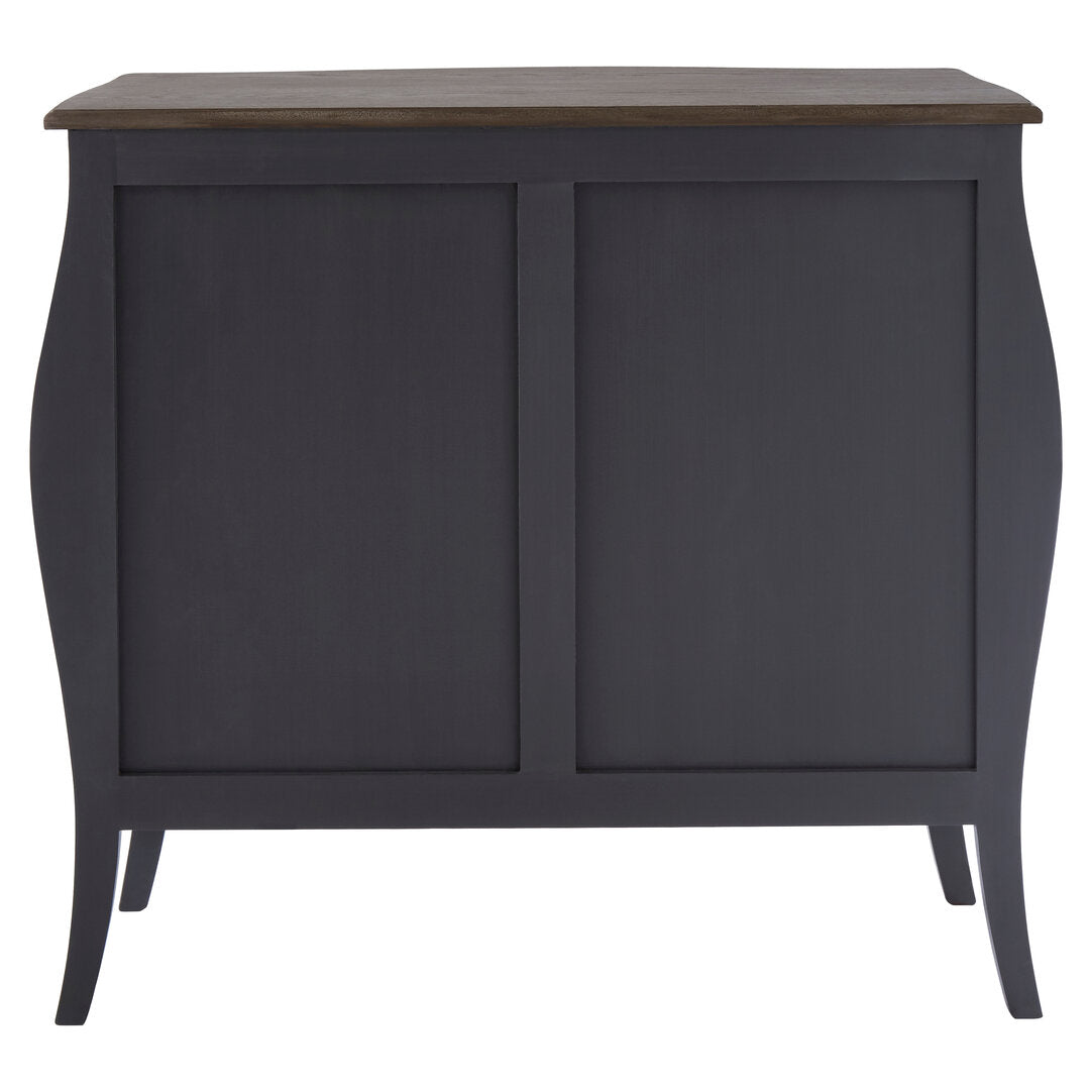 Larissa Two Door Dark Grey Sideboard