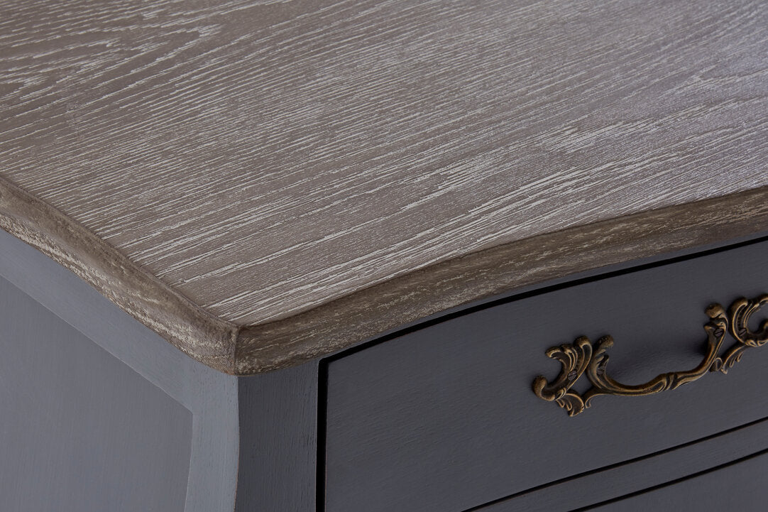 Larissa Two Door Dark Grey Sideboard