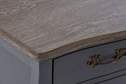 Larissa Two Door Dark Grey Sideboard