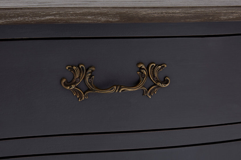Larissa Two Door Dark Grey Sideboard