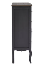 Larissa 4 Drawer Dark Grey Chest