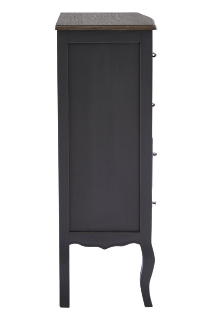 Larissa 4 Drawer Dark Grey Chest