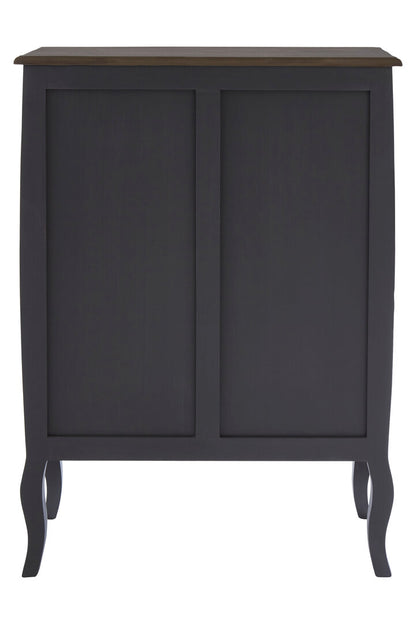 Larissa 4 Drawer Dark Grey Chest