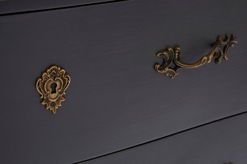 Larissa 4 Drawer Dark Grey Chest