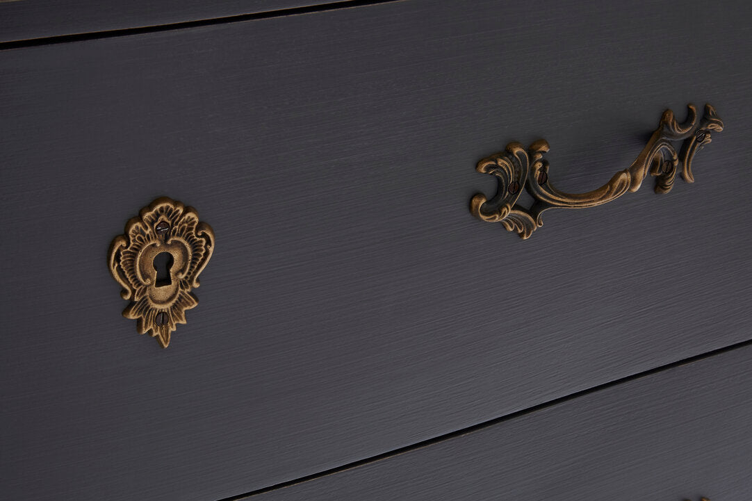 Larissa 4 Drawer Dark Grey Chest