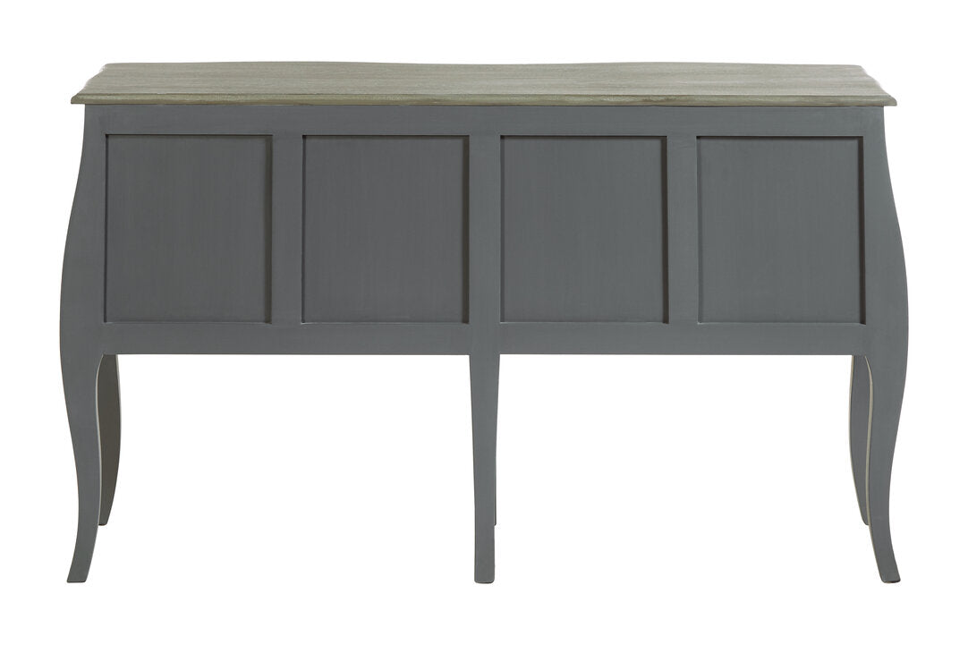 Larissa Grey 4 Drawer Sideboard