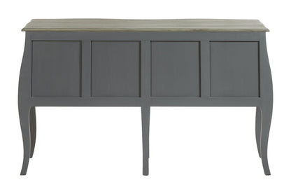 Larissa Grey 4 Drawer Sideboard