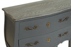 Larissa Grey 4 Drawer Sideboard