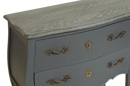 Larissa Grey 4 Drawer Sideboard