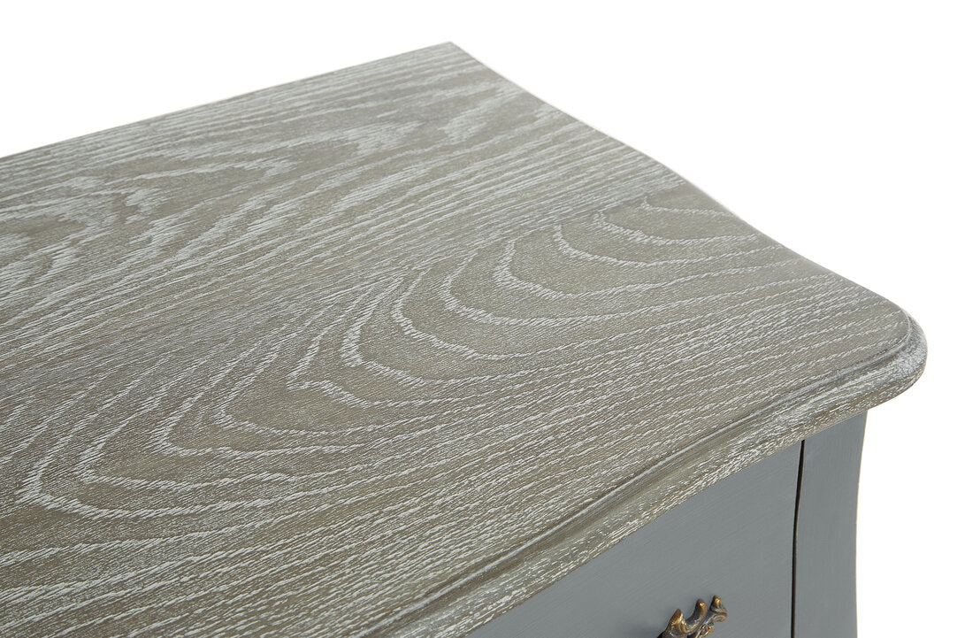 Larissa Grey 4 Drawer Sideboard