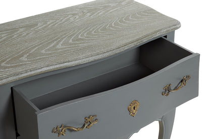 Larissa Grey 4 Drawer Sideboard