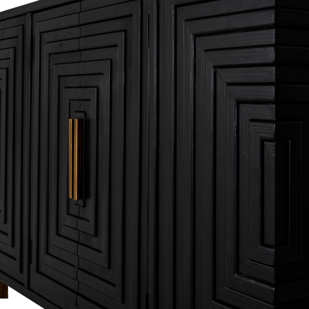 Lennox Black 2 Door Sideboard