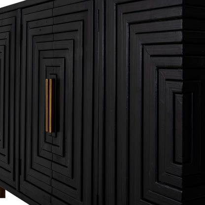 Lennox Black 2 Door Sideboard