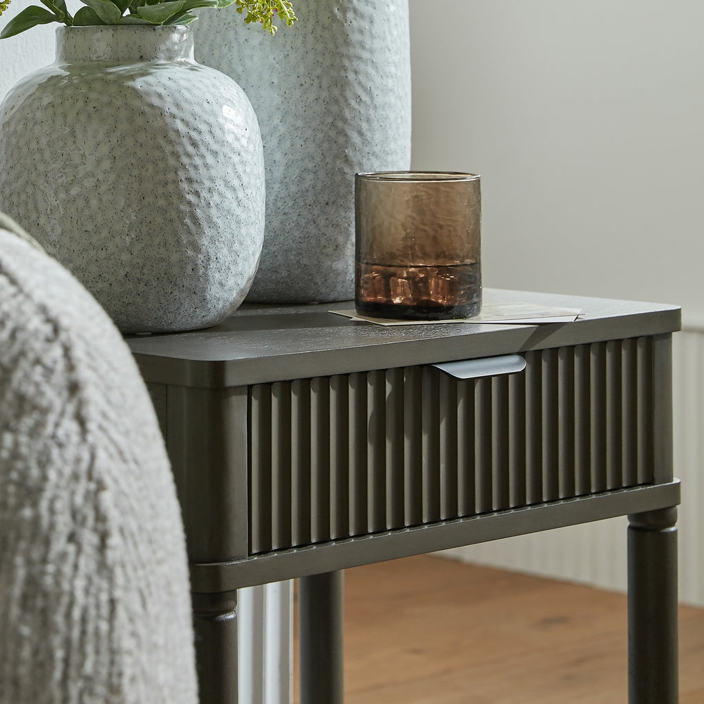 Reed Collection 1 Drawer Side Table