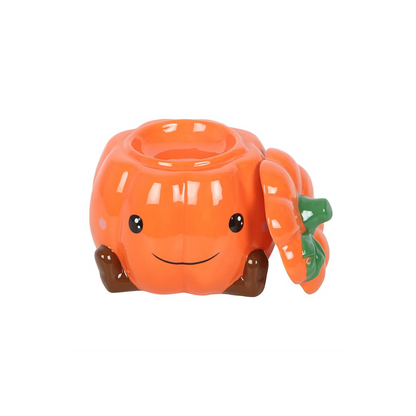 Cute Smiling Pumpkin Oil Burner and Wax Warmer