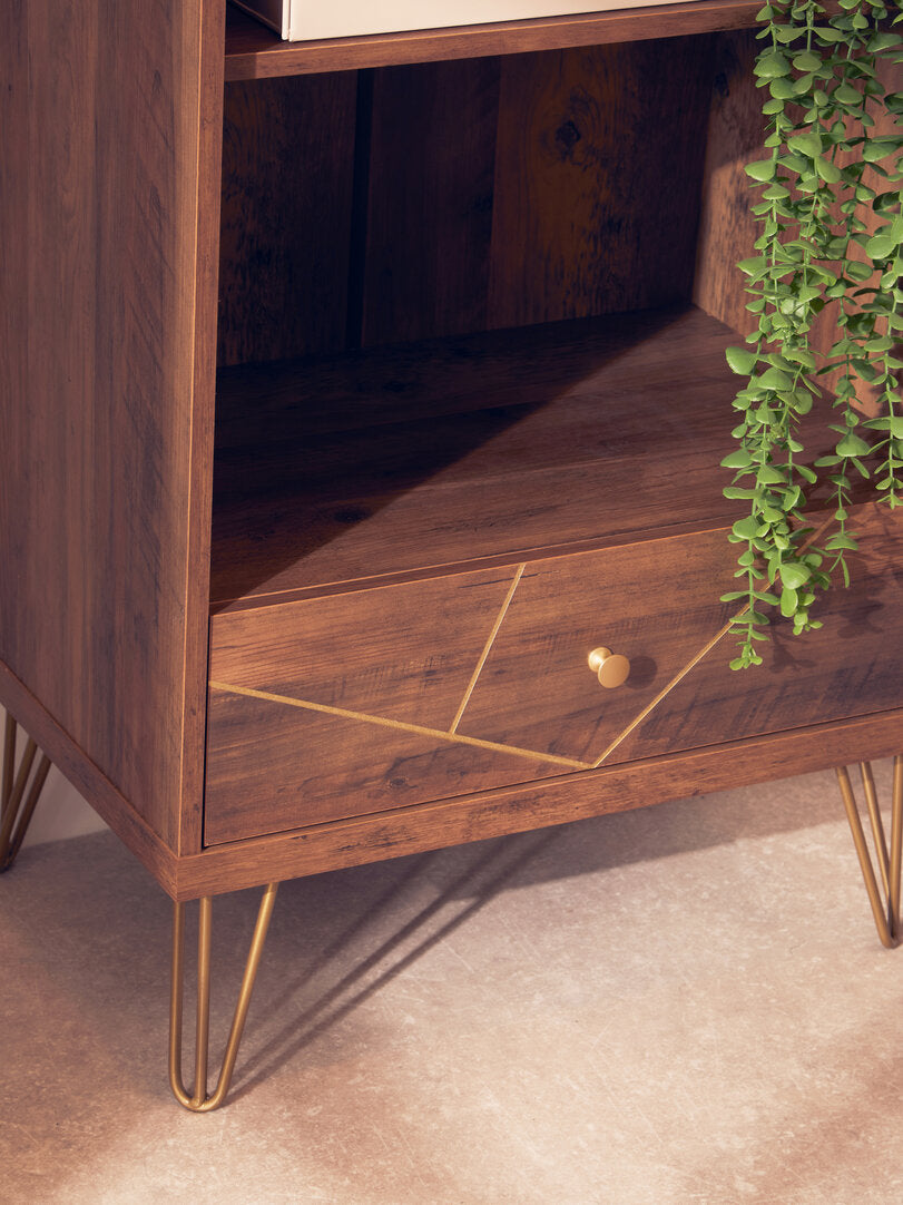 Felix 3 Tier Shelving Unit with Drawer