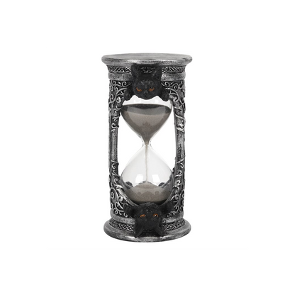 17cm Black Cat Hourglass Timer