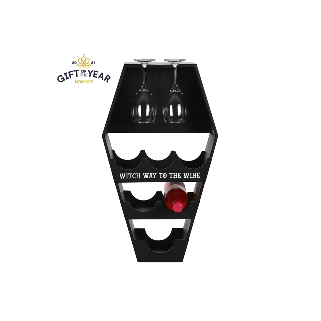 Coffin Wine Shelf