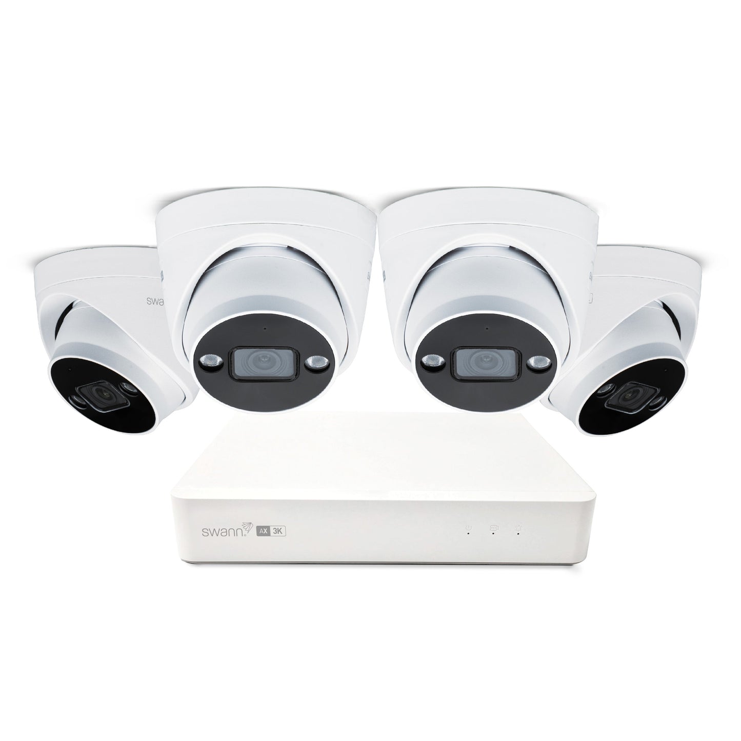 Swann AdvancedX 5MP 1TB 8-Channel Wired NVR CCTV with 4 Dome Camera Kit