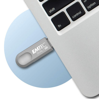 EMTEC 32GB Dual USB-A 3.2 / USB-C D280 Flash Drive