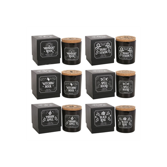 Set of 6 Midnight Ritual Candles