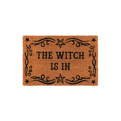 Natural The Witch Is In Doormat