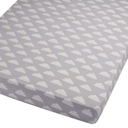 Cot Fitted Sheet 100% Cotton 120x60cm - Pack Of 2