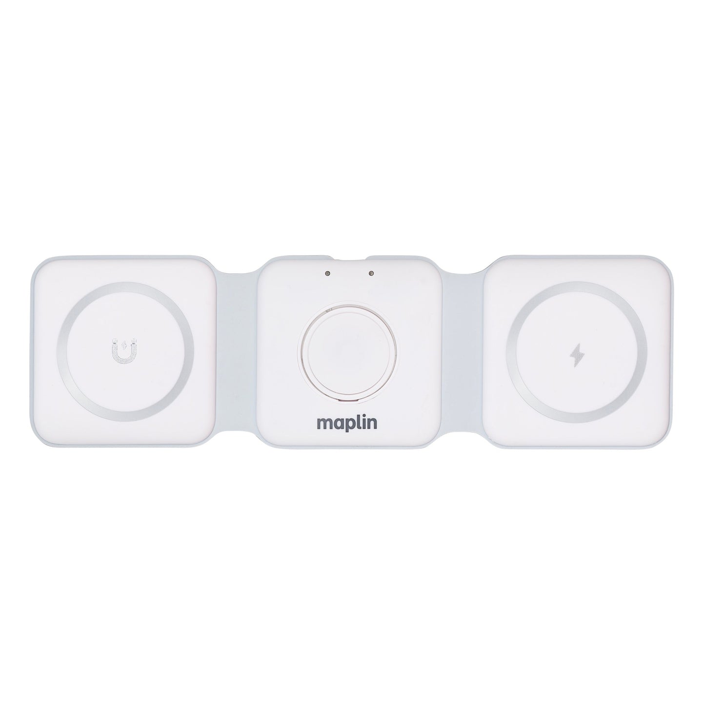 Maplin 3-in-1 Magnetic Wireless Charging Mat for Phone / Earbuds / Watch