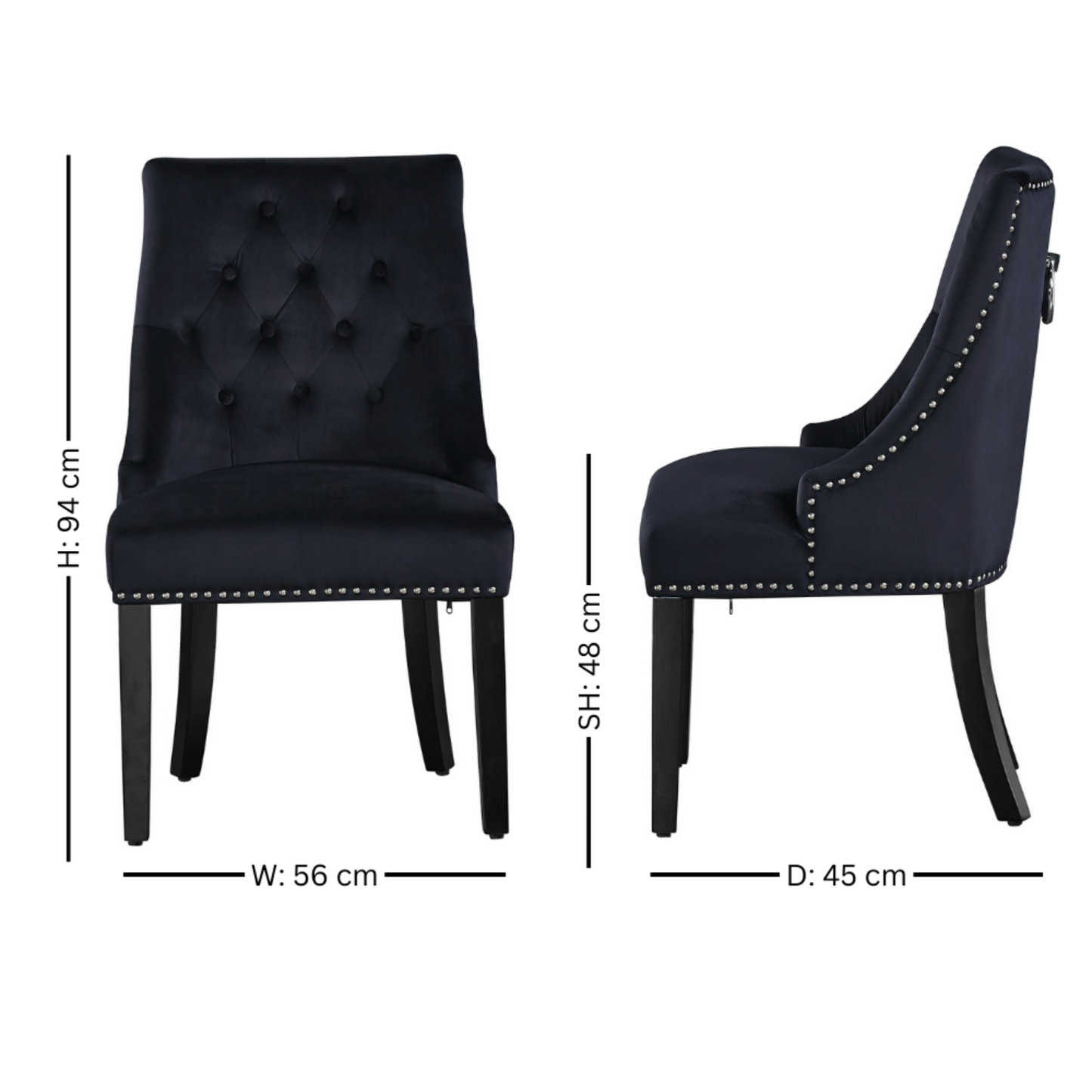 Windsor LUX Velvet Dining Chair