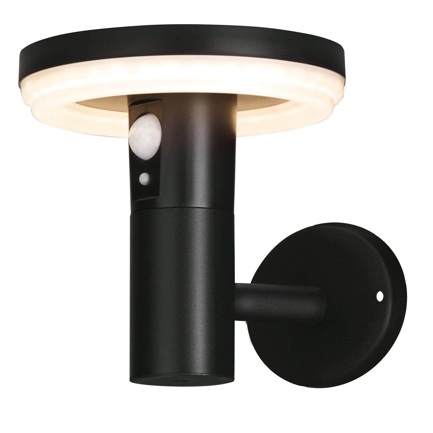 4lite Antheia Solar IP54 Die-Cast Aluminium LED Outdoor Wall Light with Built in PIR Motion Sensor