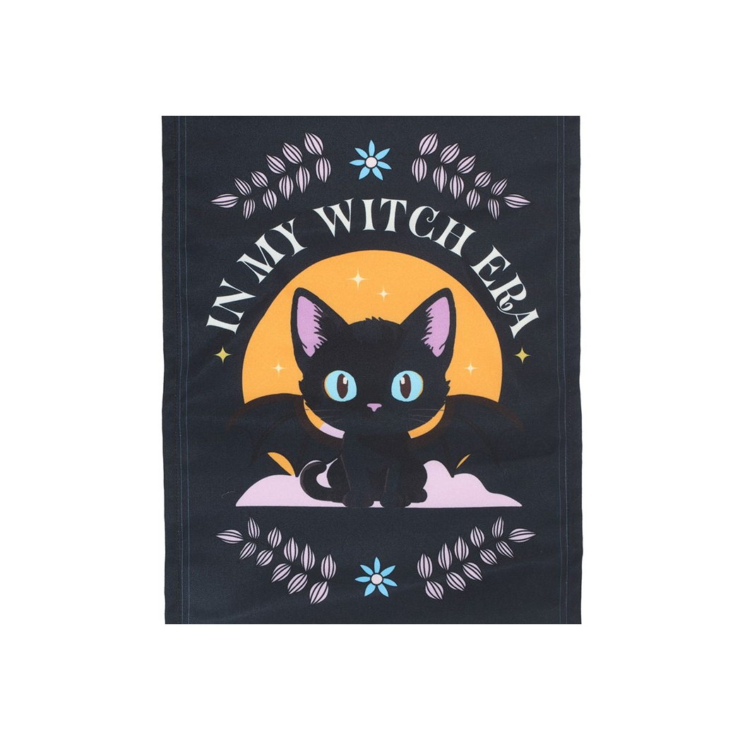 In My Witch Era Bat Cat Fabric Wall Hanging