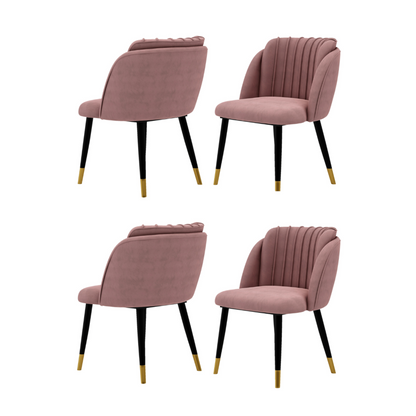 Milano velvet dining chair