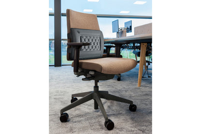 Nedis Ergonomic Chair Back Support - Black