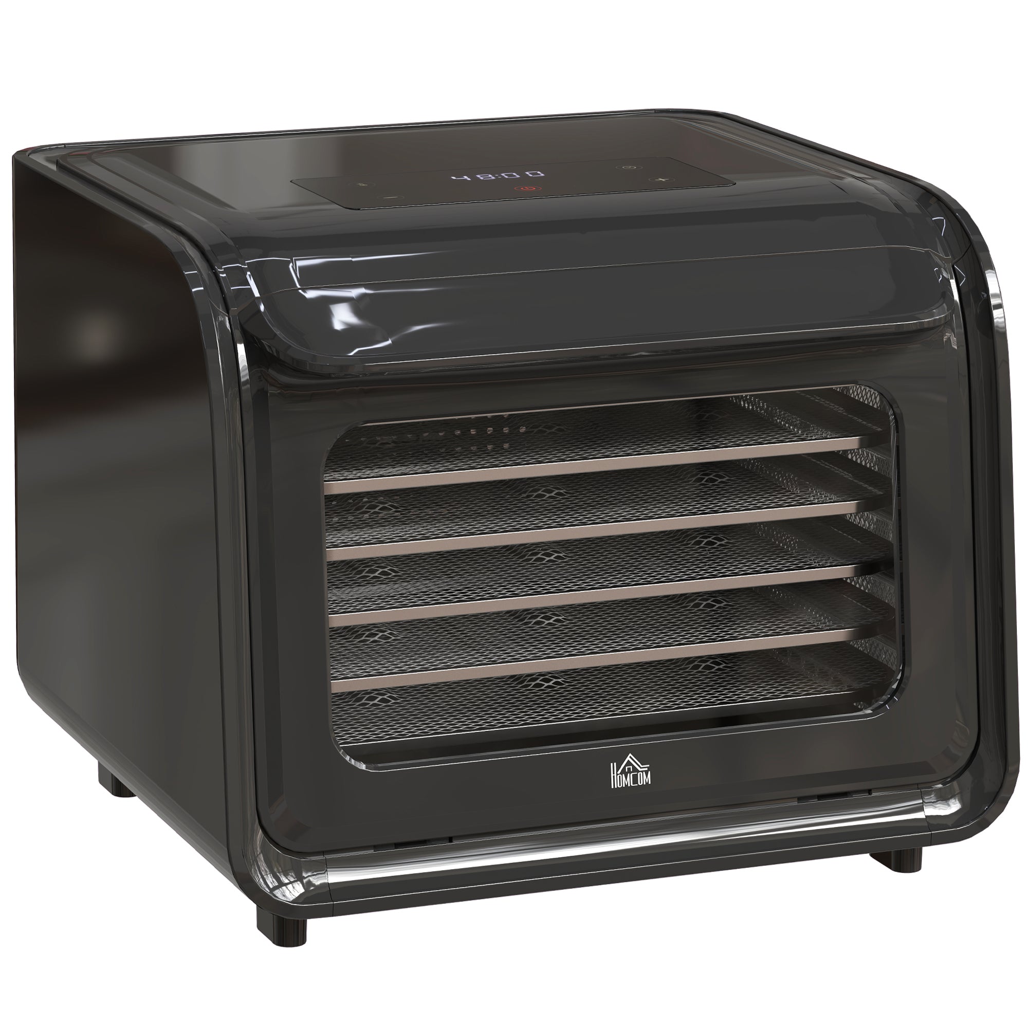 35-70°C Six-Tray Food Dehydrator - Black