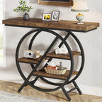 Geometric 4-Tier Hall/Console Table - 100 cm