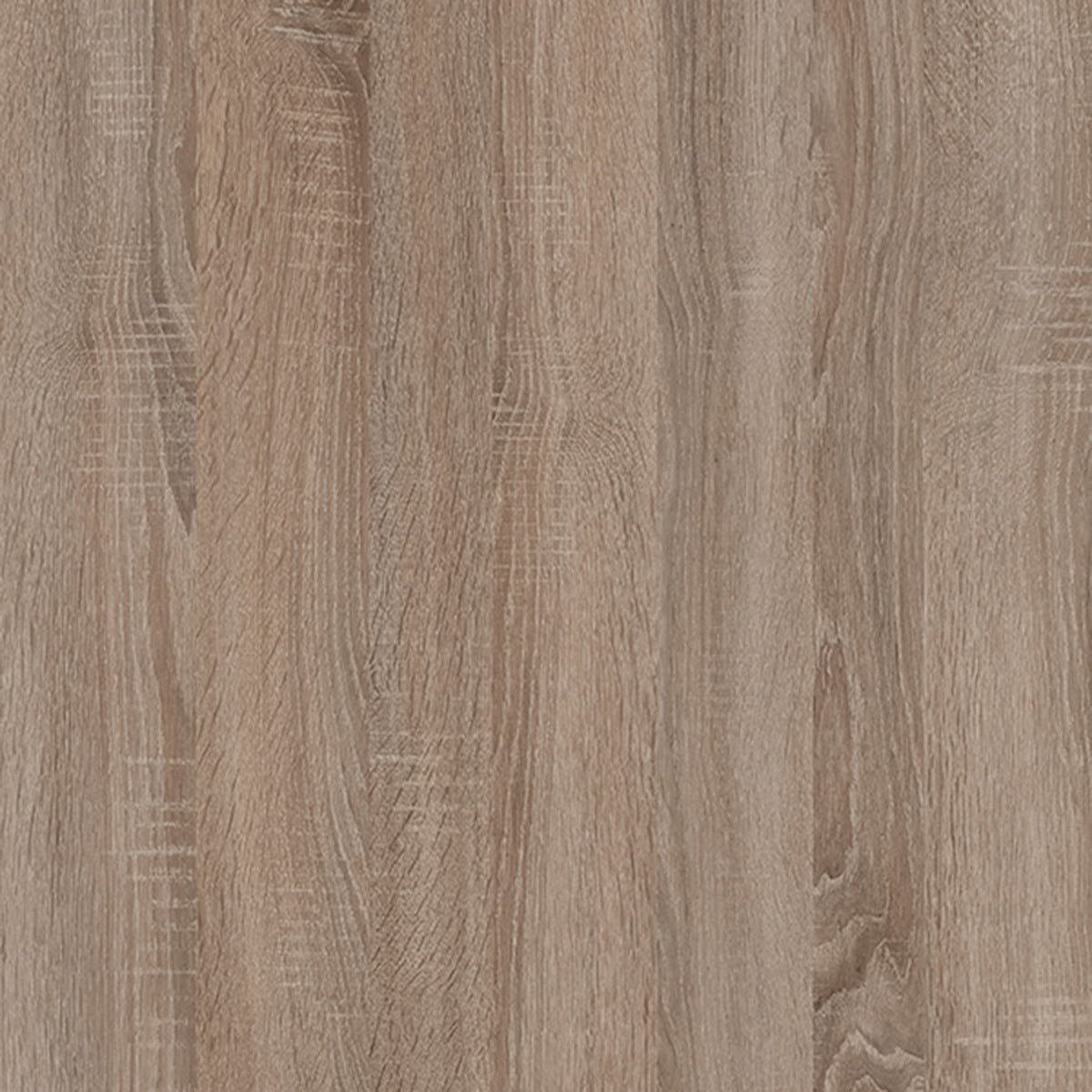 Claudia Living Tall Glazed Narrow Display Unit (RHD) in White with a Truffle Oak Trim