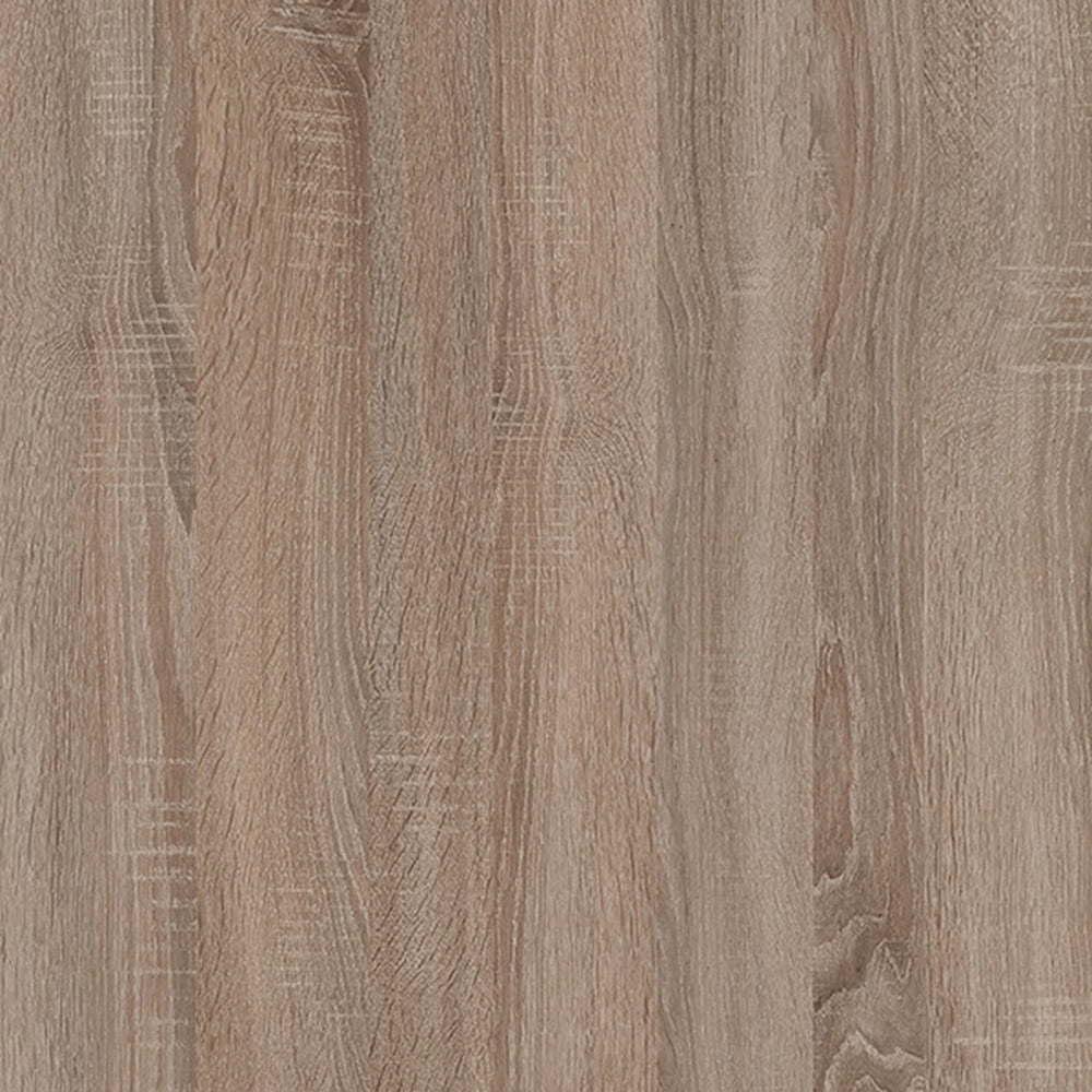 Claudia Living Wide TV Unit in White with a Truffle Oak Trim