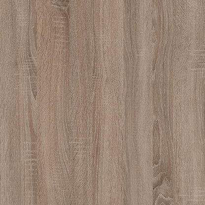 Claudia Living Wall Shelf in White with a Truffle Oak Trim