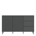 Avery Sideboard 2 Door 3 Drawer in Anthracite