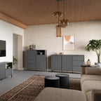 Avery Sideboard 2 Door 3 Drawer in Anthracite