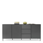 Avery Sideboard 3 Door 3 Drawer in Anthracite