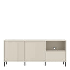 Avery Wide TV Cabinet  2 Door 1 Drawer in Cashmere