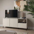 Avery Wide TV Cabinet  2 Door 1 Drawer in Cashmere