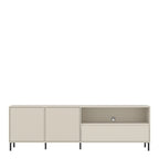 Avery TV Cabinet 2 Door 1 Drawer in Cashmere