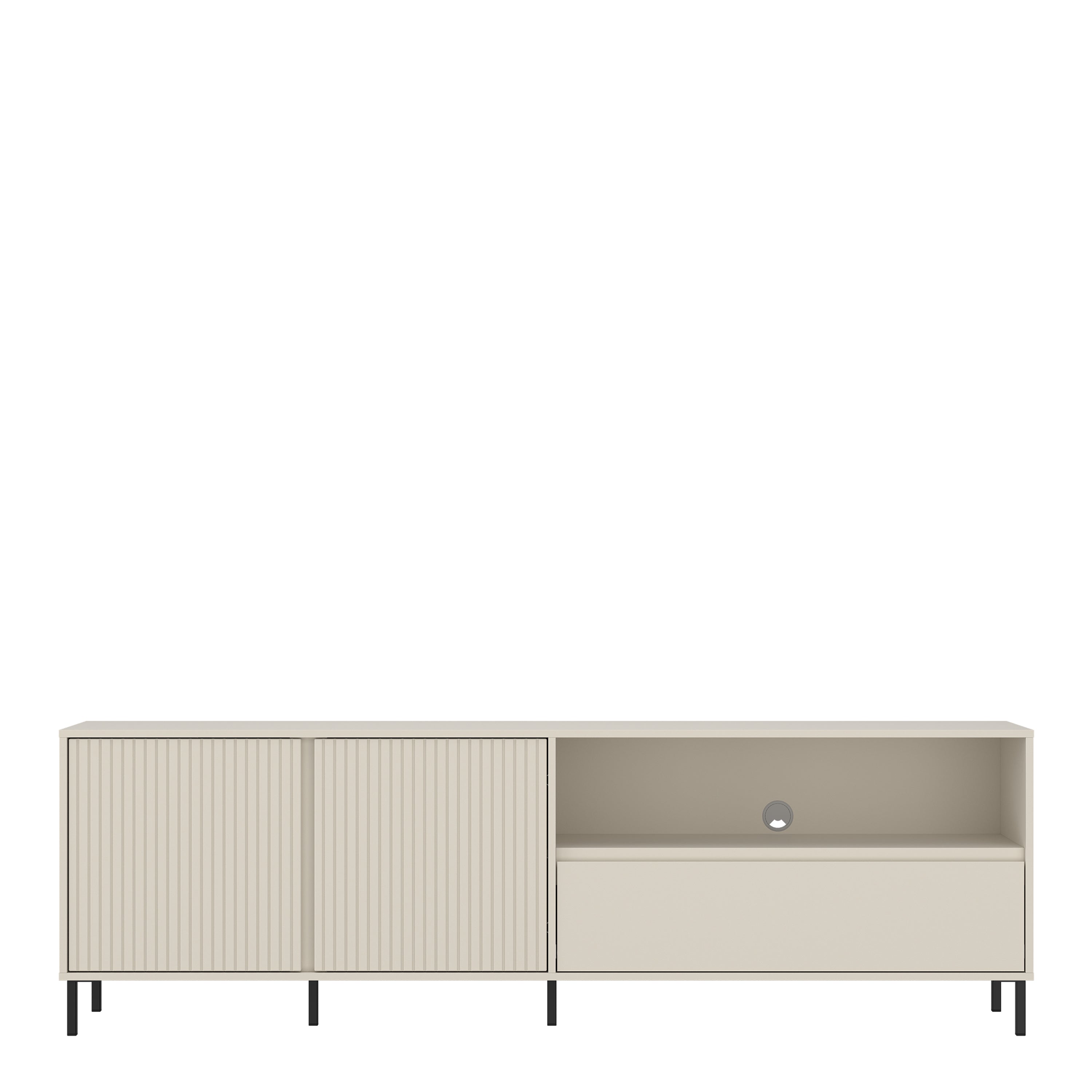 Avery TV Cabinet 2 Door 1 Drawer in Cashmere