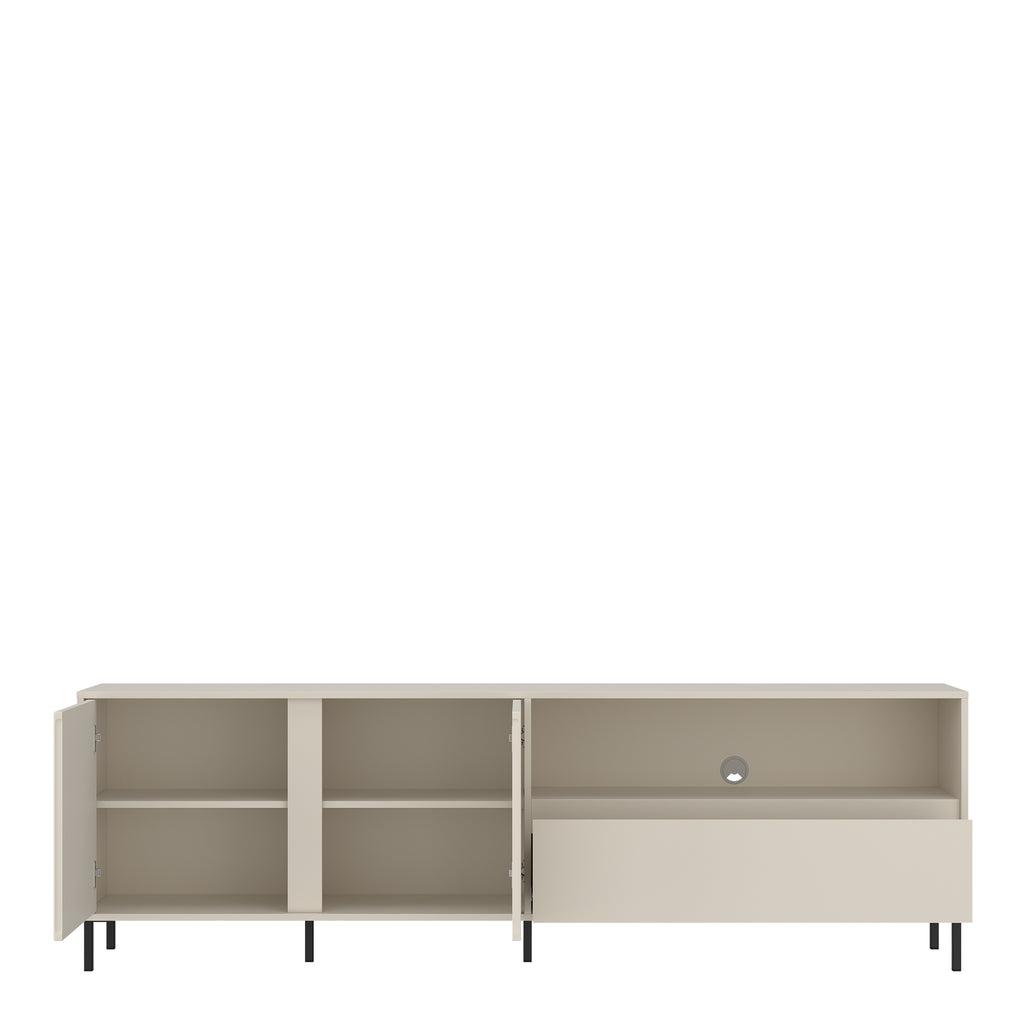 Avery TV Cabinet 2 Door 1 Drawer in Cashmere