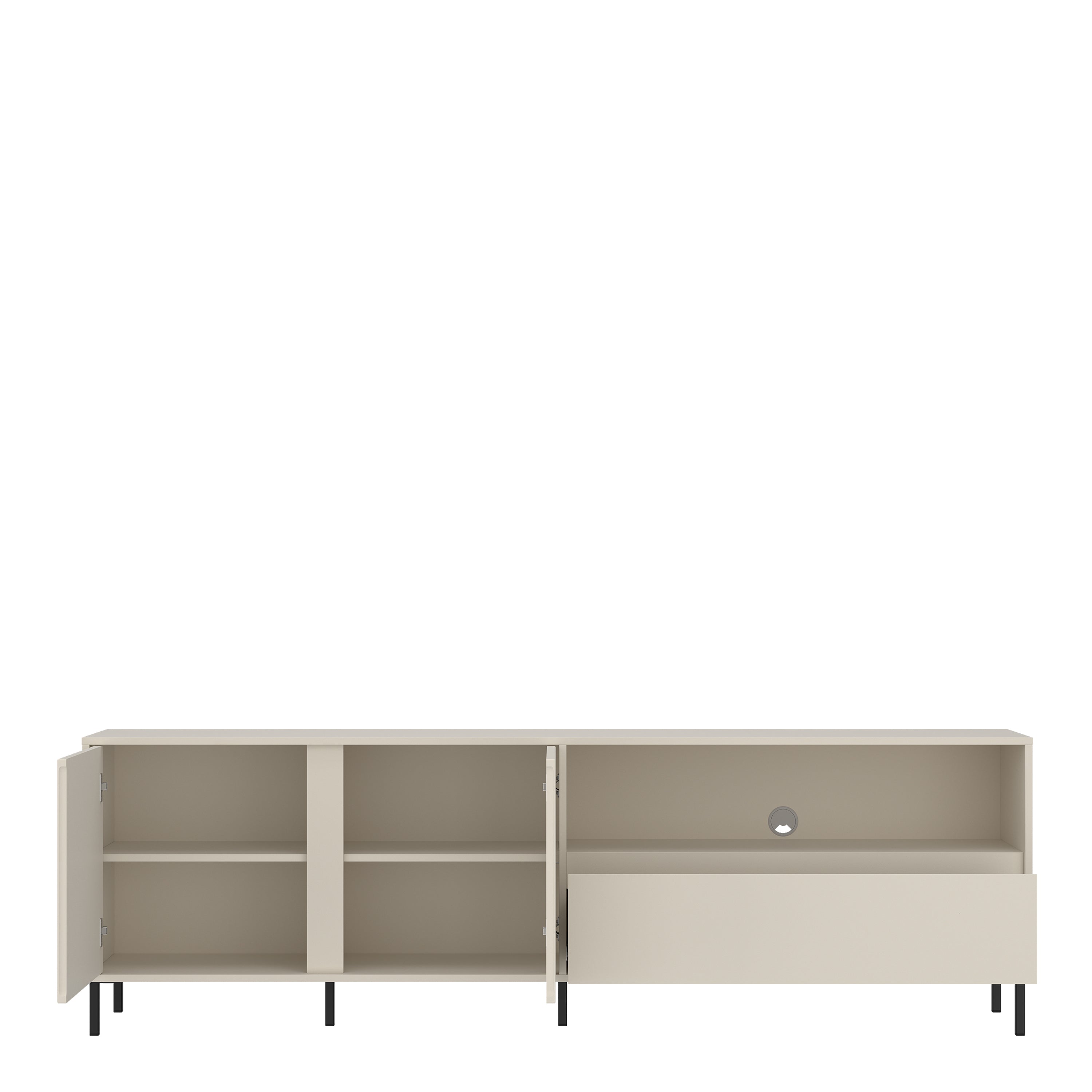 Avery TV Cabinet 2 Door 1 Drawer in Cashmere