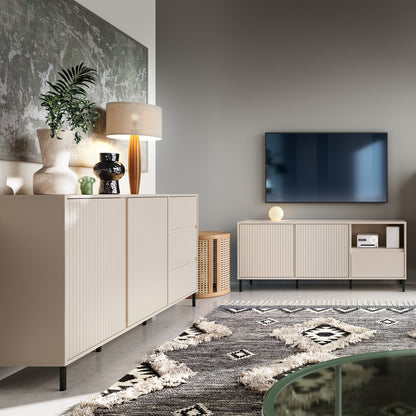 Avery Sideboard 2 Door 3 Drawer in Cashmere