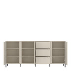Avery Sideboard 3 Door 3 Drawer in Cashmere