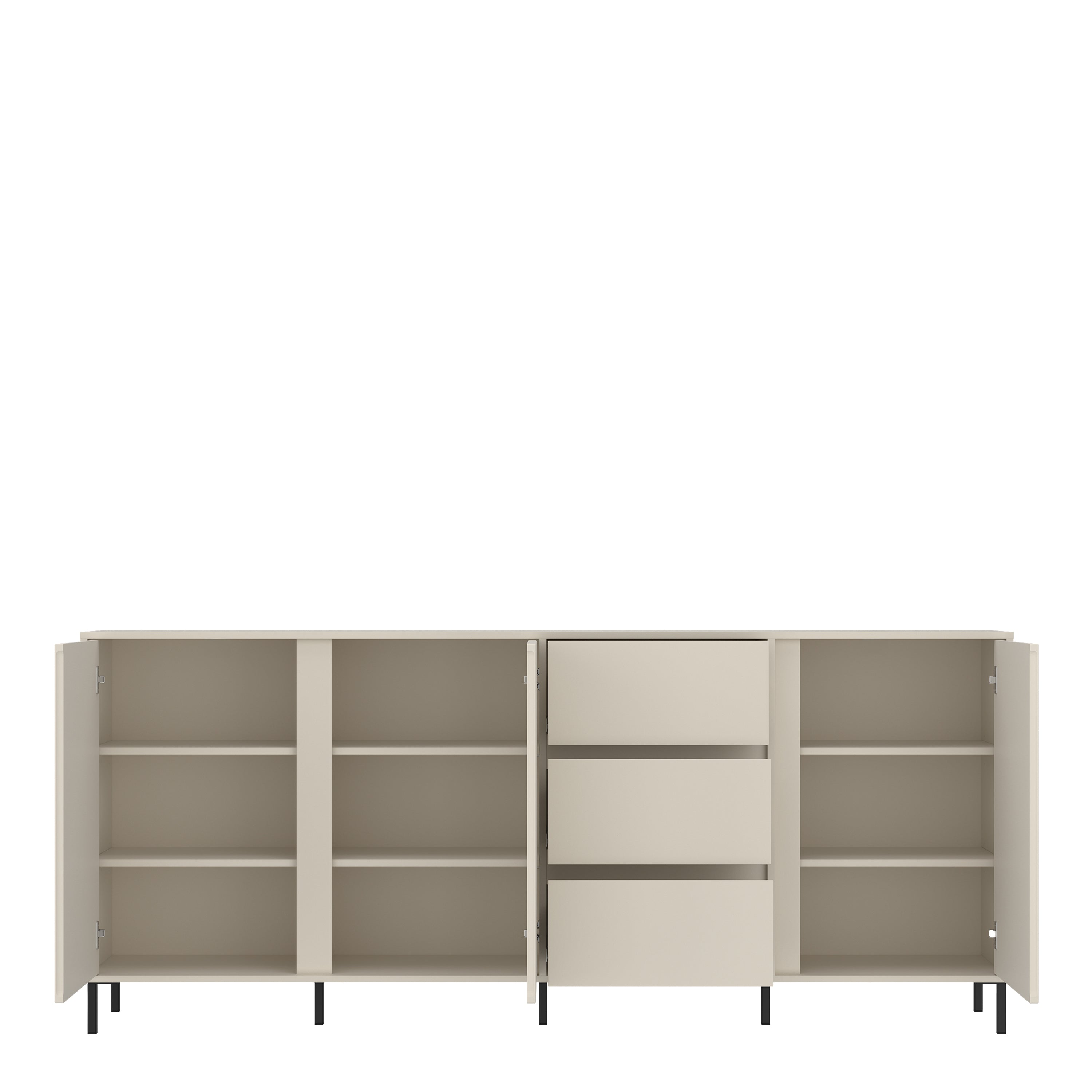 Avery Sideboard 3 Door 3 Drawer in Cashmere